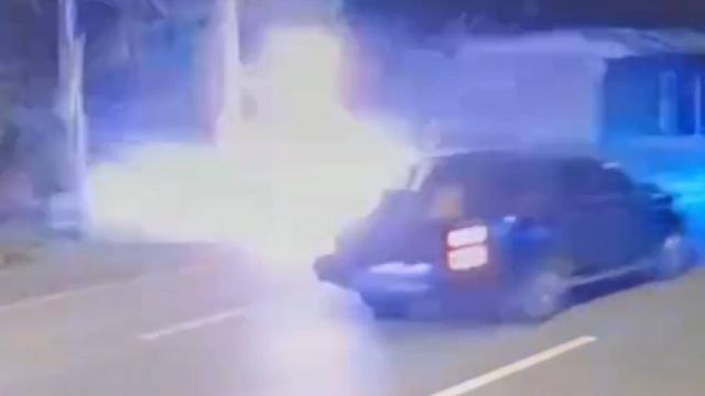 Взрыв мотоцикла с бомбой в районе Майо, Паттани