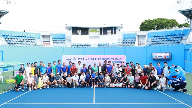 PTT und LTAT starten zweite jährliche Tennis-Klinik
