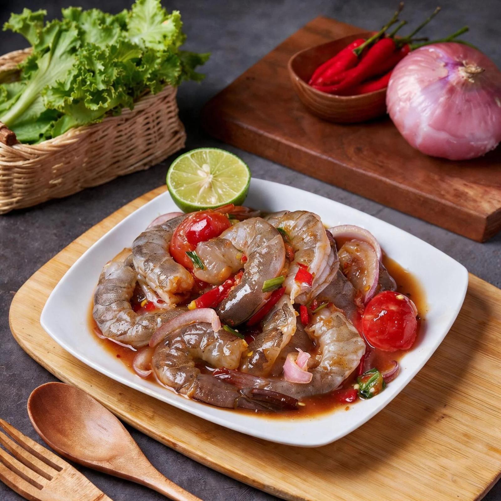 Qfresh y Mae Boonlum colaboran en un nuevo plato de camarones picantes