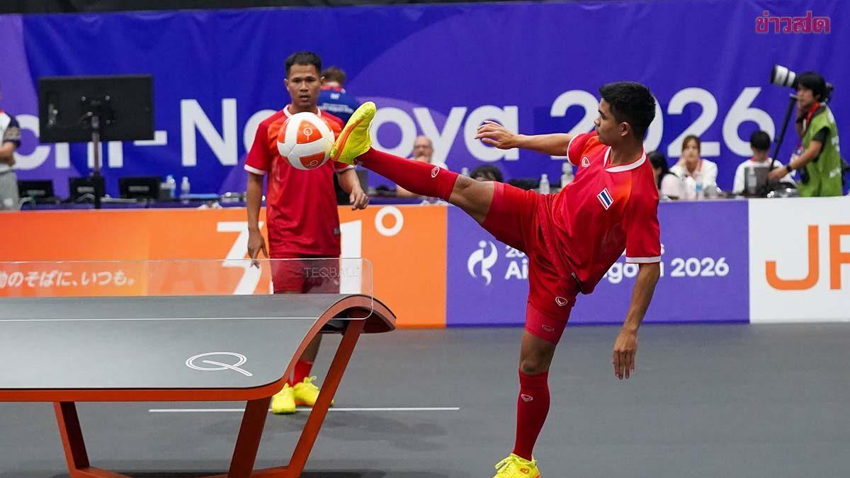 Il duo thailandese di teqball avanza alle semifinali dei Giochi Asiatici