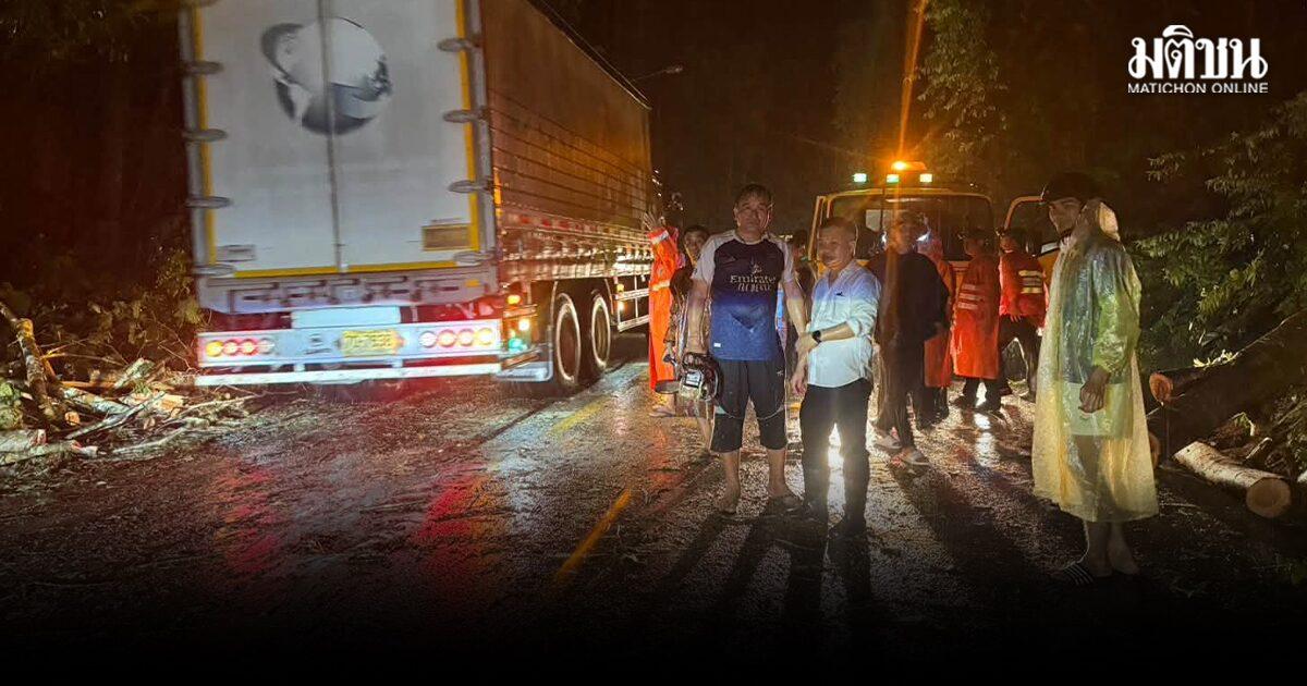 Chuvas fortes e inundações repentinas afetam a província de Mae Hong Son