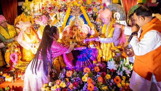 Ganesh Chaturthi Celebrations Held at Mahakal Shrine in Chonburi