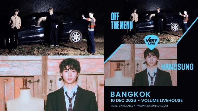 Le band K-Indie OFF THE MENU e HANGSUNG in concerto a Bangkok