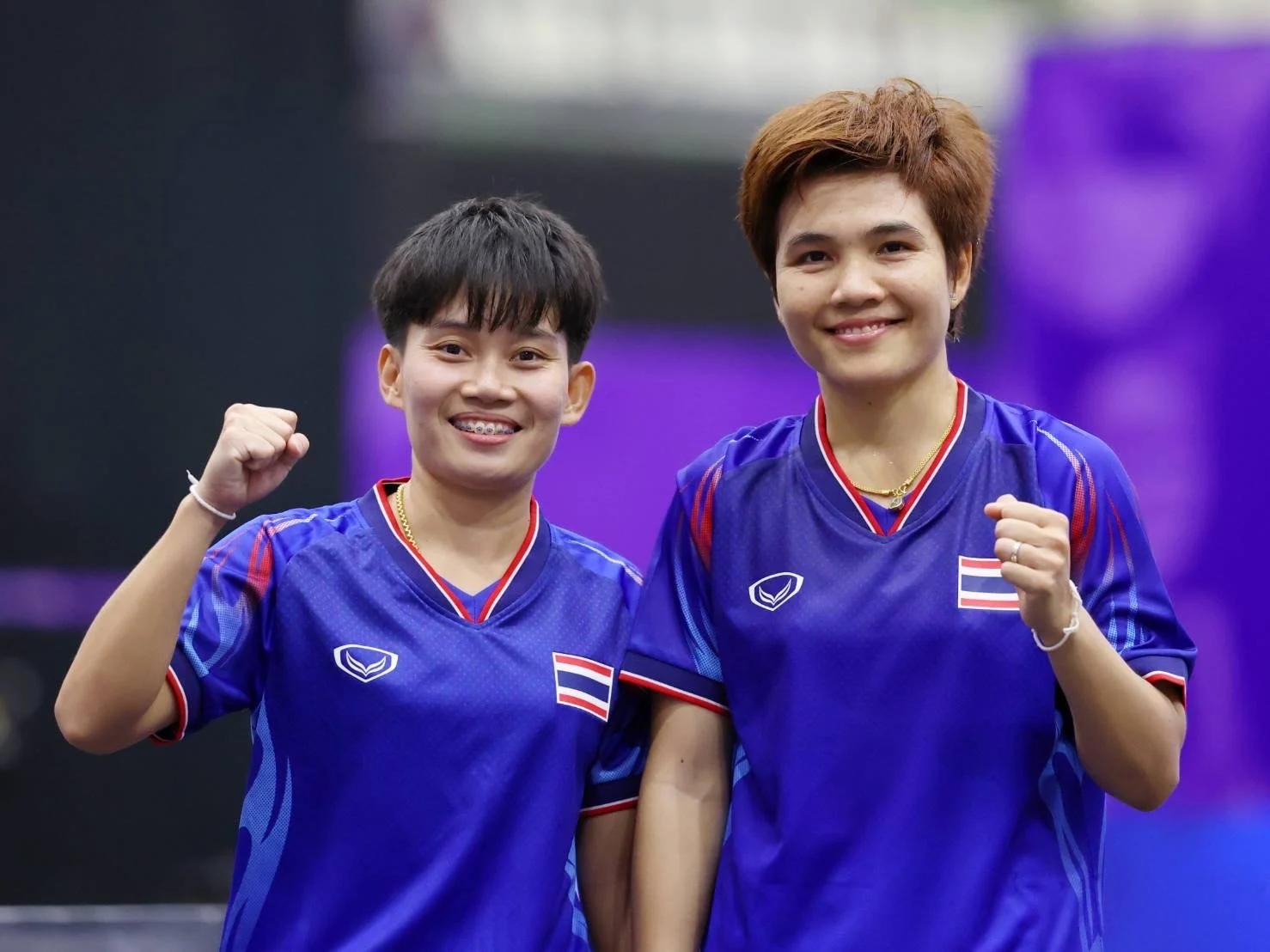 I fan thailandesi sperano nell'oro nel teqball ai Giochi Asiatici