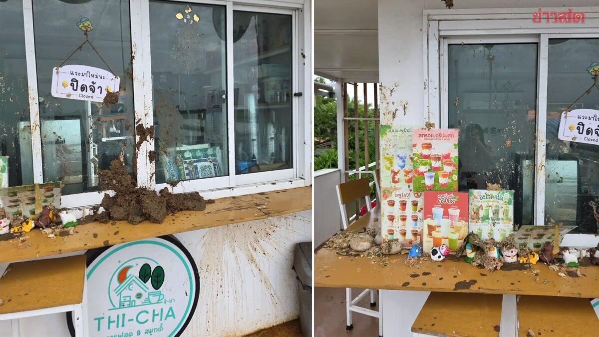 Кафе в Прачинбури подверглось вандализму с использованием отходов