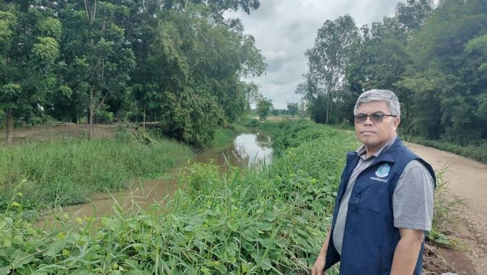 Department of Water Resources Conducts Site Visit in Kamphaeng Phet