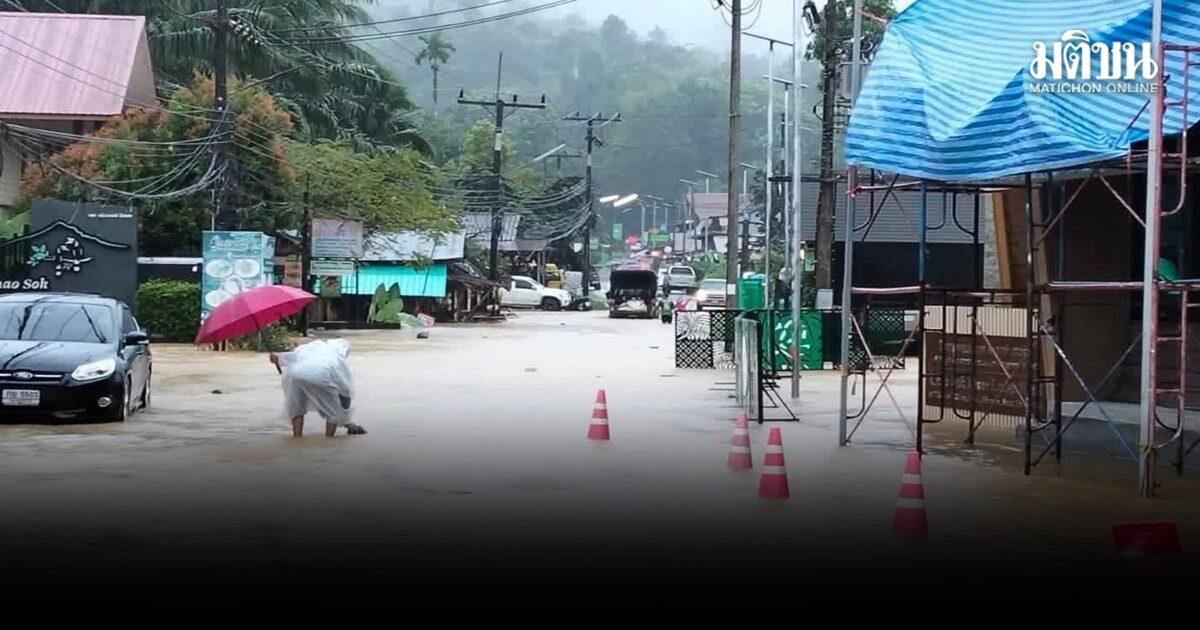 Heavy Rains Cause Flooding in Surat Thani, Impacting Khao Sok National Park Access