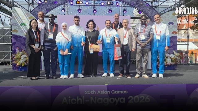 Squadra di atleti rifugiati accolta per i Giochi Asiatici 2026
