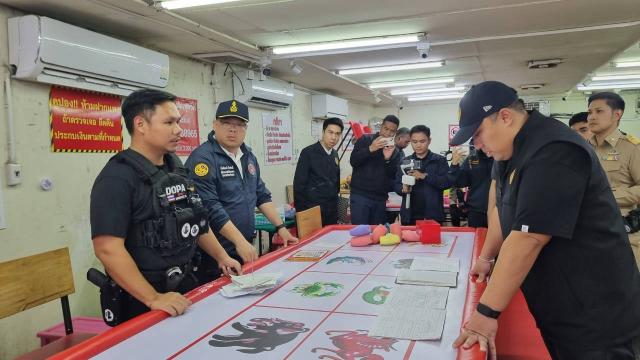 Plus de 100 parieurs arrêtés lors d'une opération majeure à Chiang Mai
