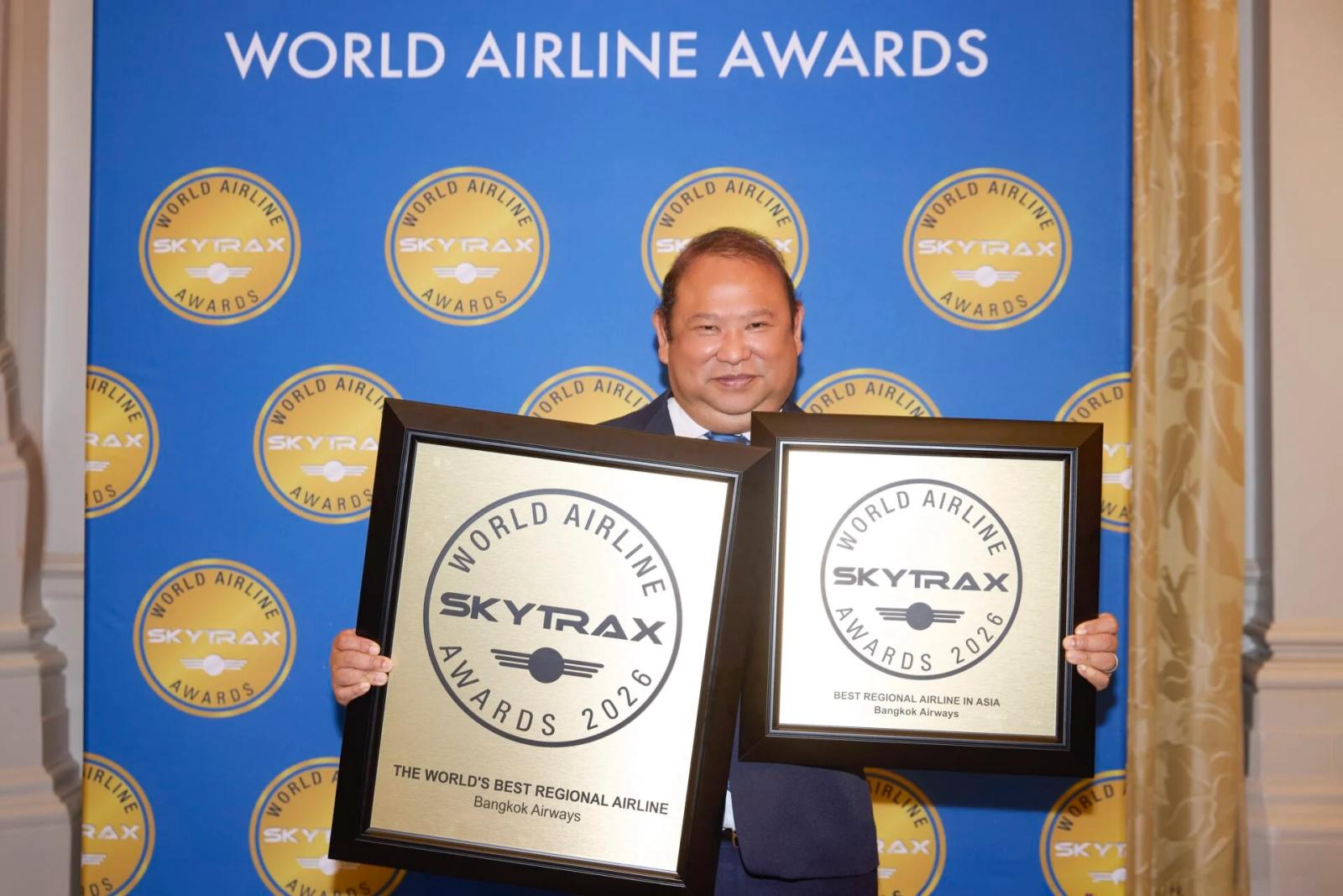 Bangkok Airways Named World’s Best Regional Airline for 10th Consecutive Year