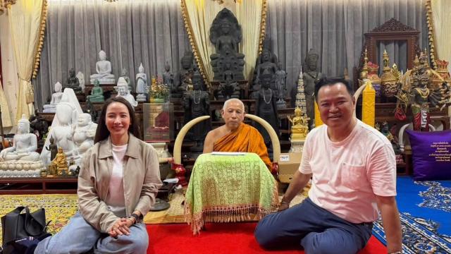 PM Anutin Visits Phitsanulok Temple Ahead of UN General Assembly