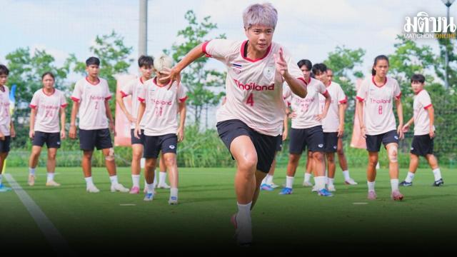 Thailands Frauen-Fußballnationalmannschaft bereitet sich auf entscheidendes Spiel bei den Asienspielen vor