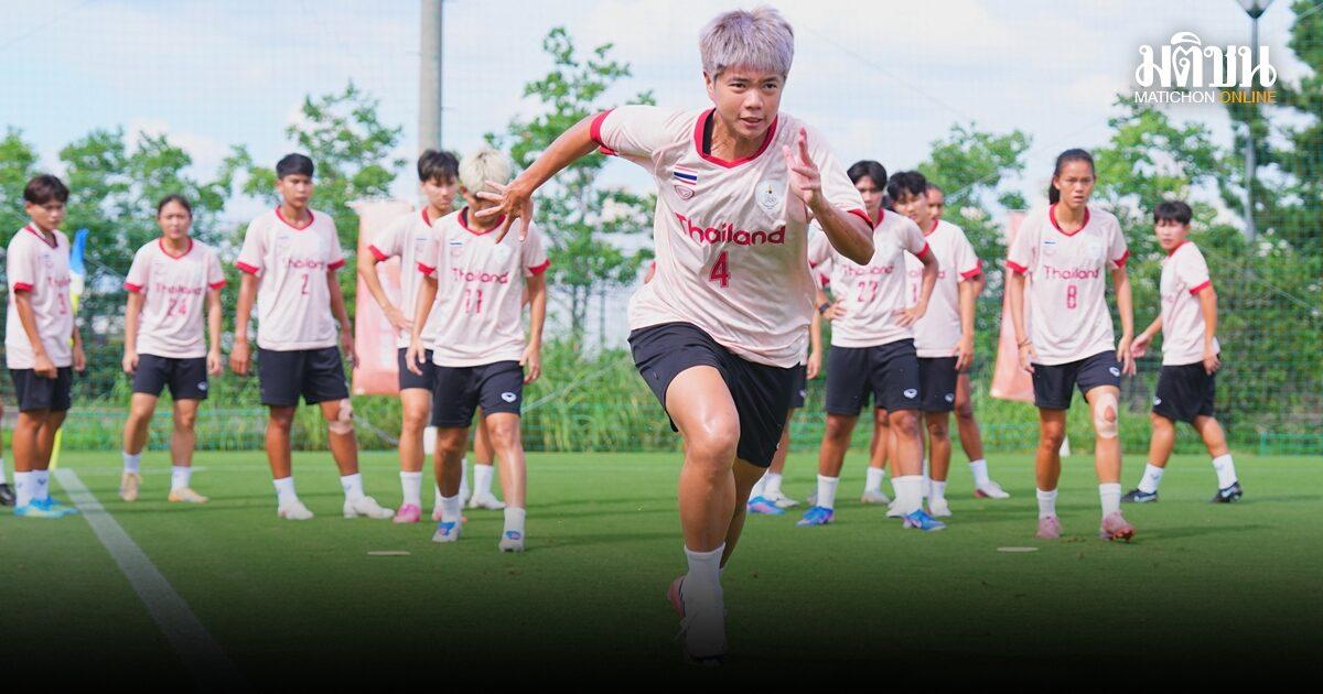 Thailands Frauen-Fußballnationalmannschaft bereitet sich auf entscheidendes Spiel bei den Asienspielen vor