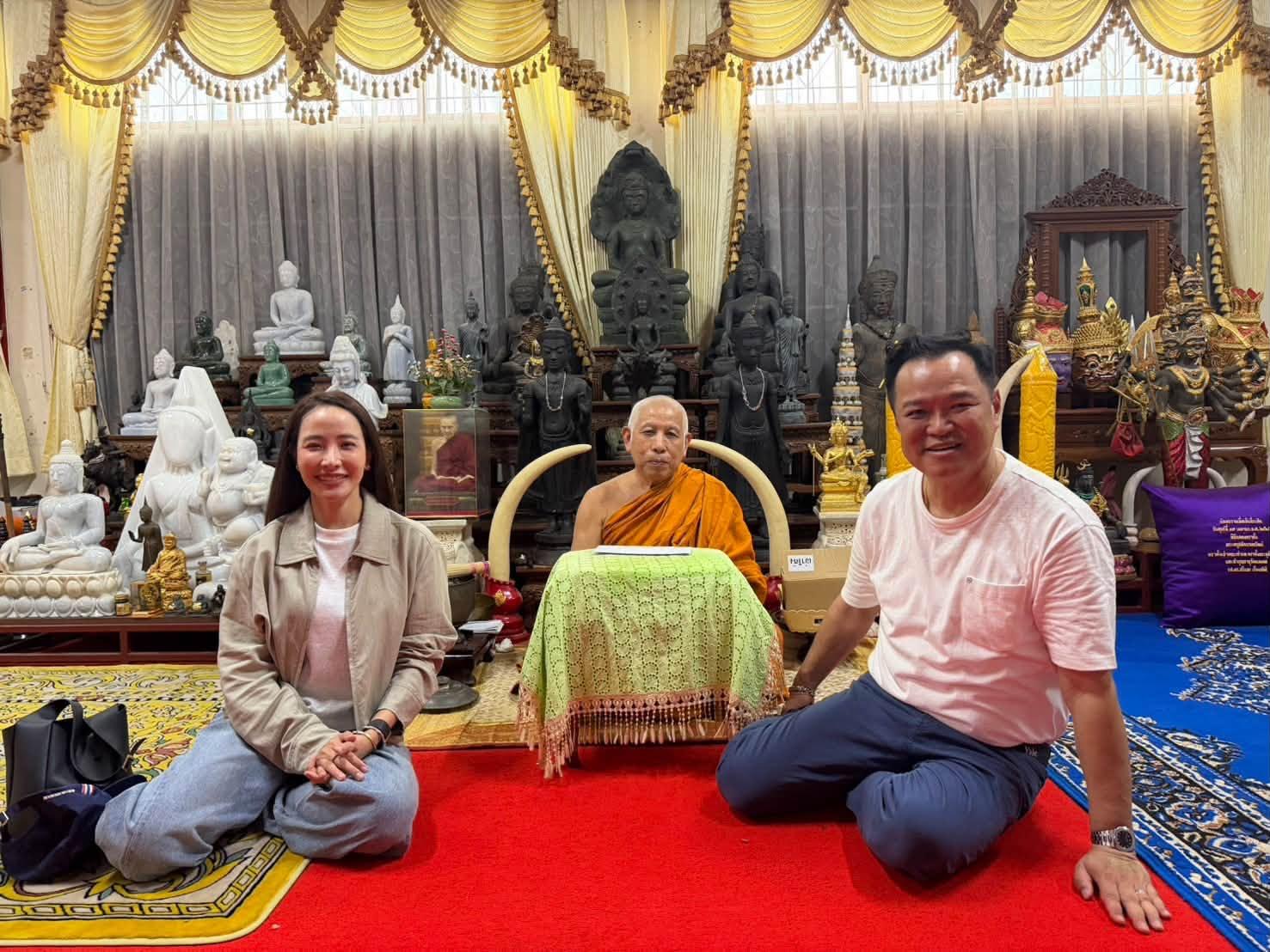 Prime Minister Anutin Visits Phitsanulok for Spiritual Blessing