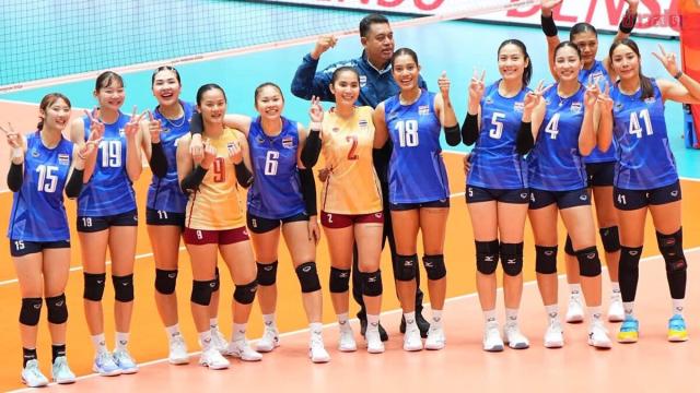 วอลเลย์บอลหญิงทีมชาติไทย พบ อินโดนีเซีย รอบก่อนรองชนะเลิศ เอเชียนเกมส์ 2026