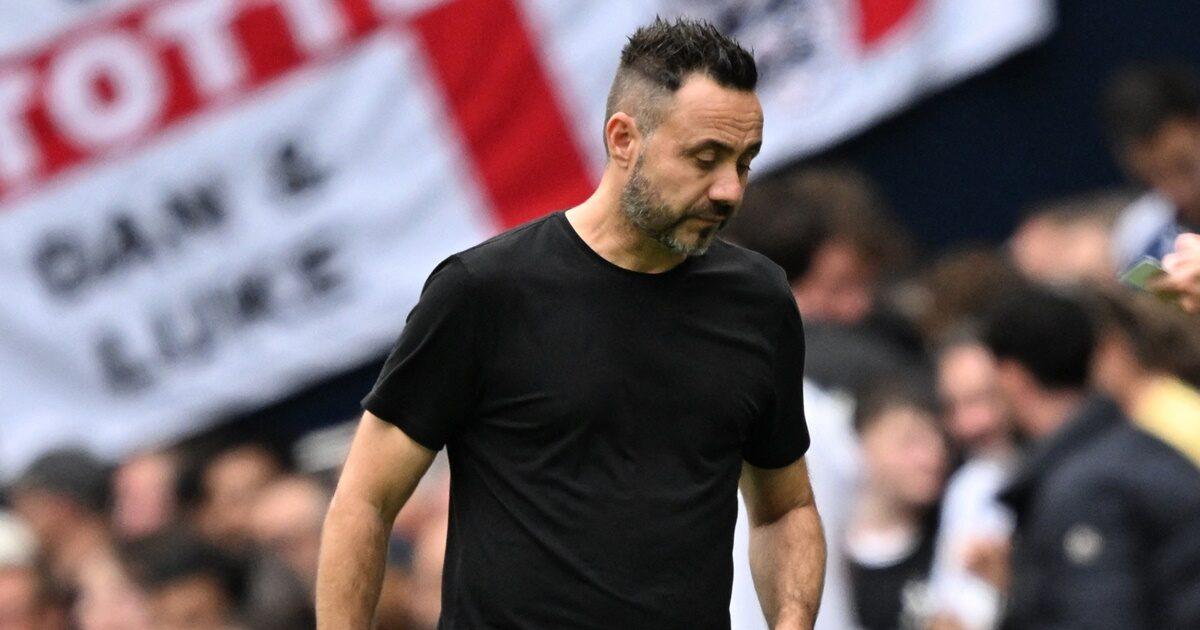 Roberto De Zerbi kritisiert Tottenham-Spieler nach Defensivfehlern