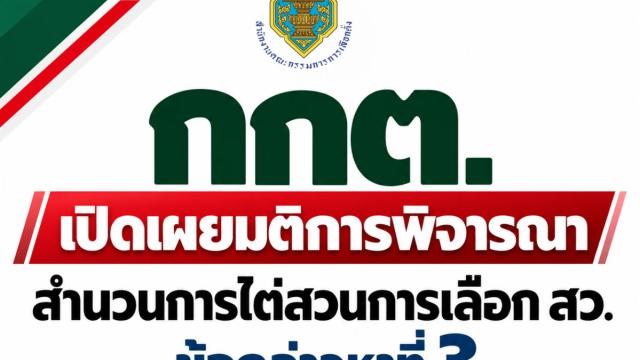 La Commissione Elettorale della Thailandia pubblica un elenco di 228 casi