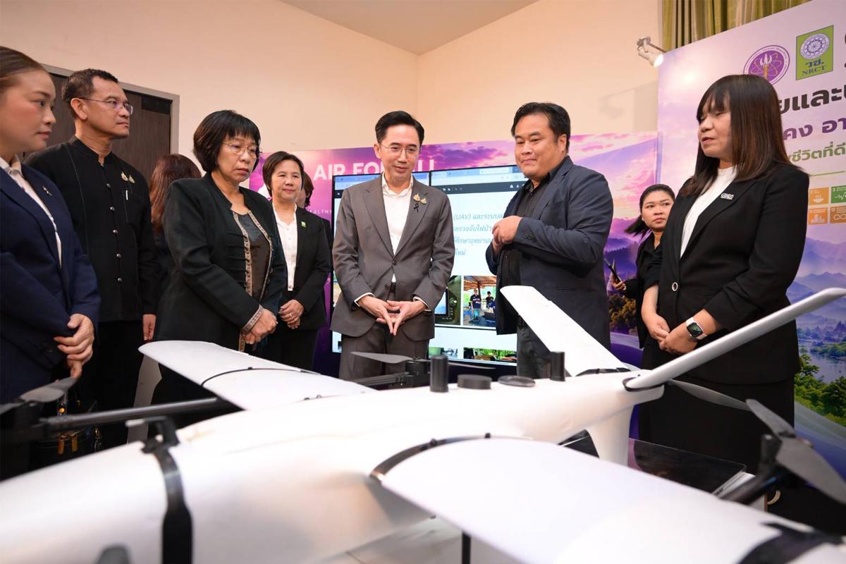 Universität Chiang Mai stellt V-TOL-Drohne zur Bekämpfung von Waldbränden im Norden vor