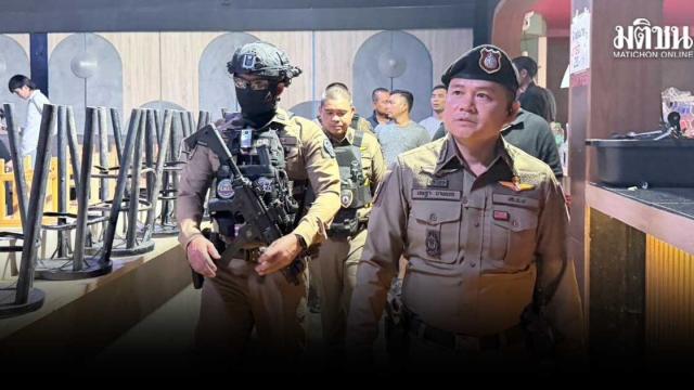 Polícia de Wang Thonglang realiza inspeções em estabelecimentos locais