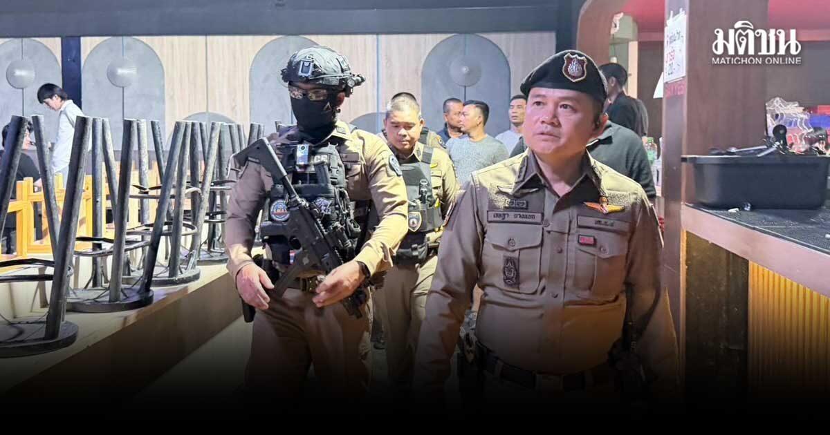 Polícia de Wang Thonglang realiza inspeções em estabelecimentos locais