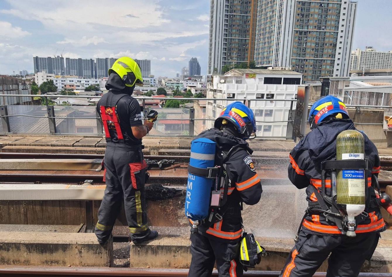 MRT Blue and Purple Line Services Suspended Following Electrical Short Circuit