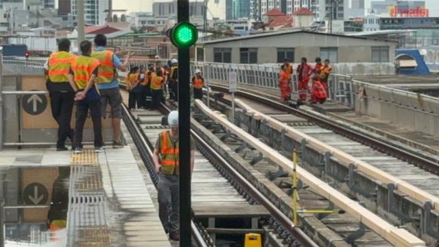 Fire Incident Disrupts Operations at Tao Poon MRT Station