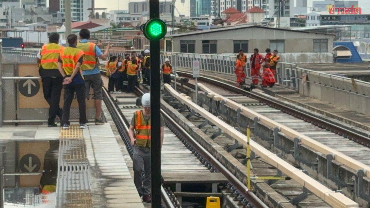 Fire Incident Disrupts Operations at Tao Poon MRT Station