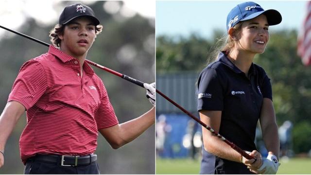 Charlie Woods und Kai Trump führen das Ranking der Marktwert-Bewertung für Amateur-Golfer an
