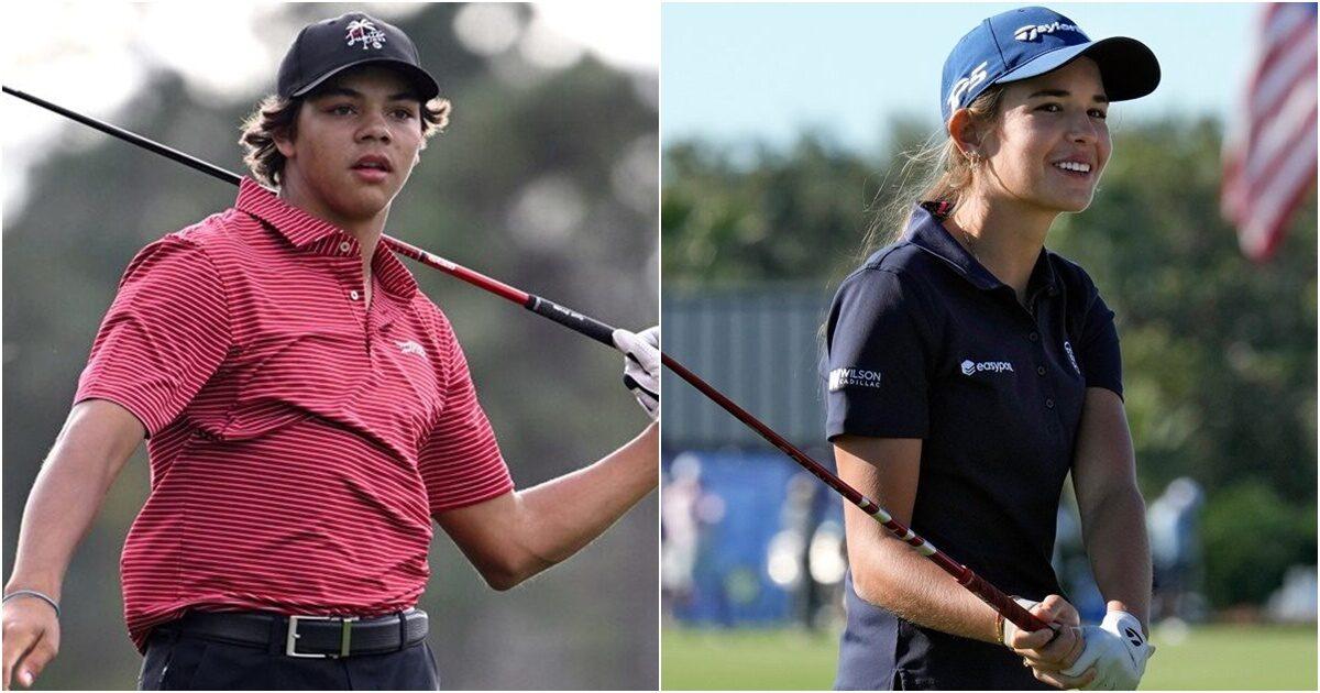 Charlie Woods und Kai Trump führen das Ranking der Marktwert-Bewertung für Amateur-Golfer an