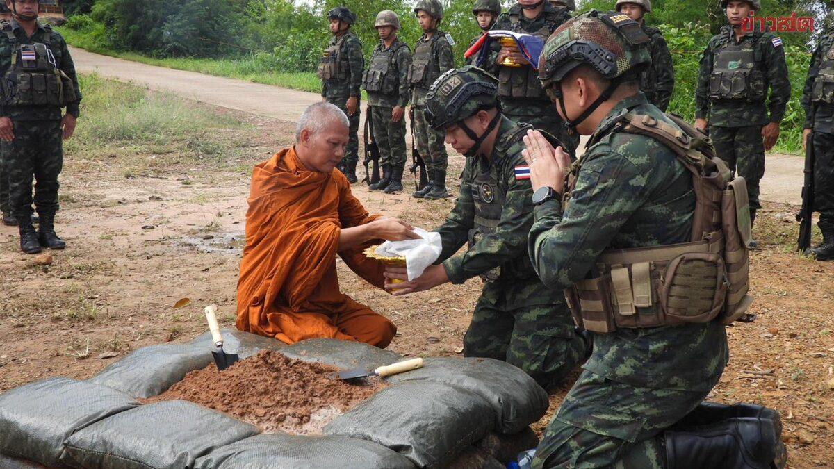 Phu Makhuea Battlefield Soil Collected for Military Museum