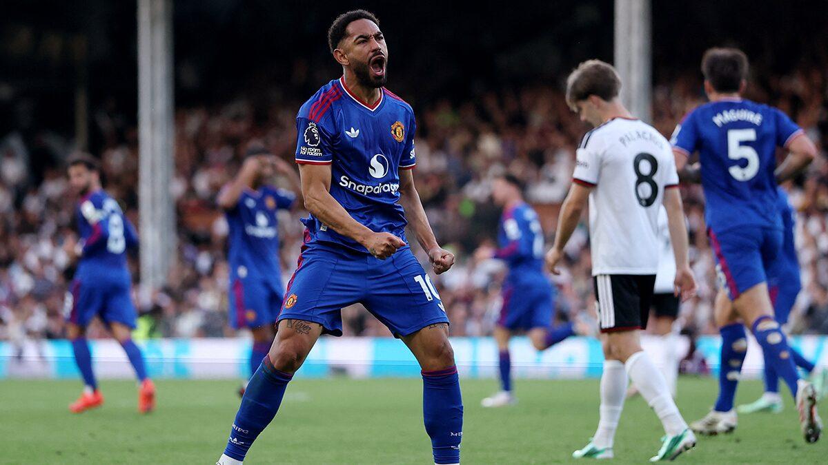 Manchester United sichert sich spätes Unentschieden gegen Fulham