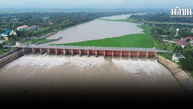 Chao Phraya Dam Increases Water Discharge, Warning Issued for Downstream Areas