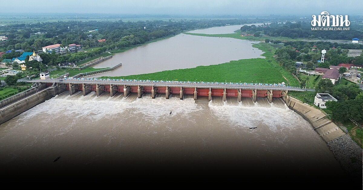 Chao Phraya Dam Increases Water Discharge, Warning Issued for Downstream Areas