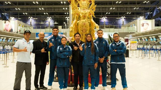 ทัพนักโต้คลื่นทีมชาติไทยออกเดินทางสู่การแข่งขันเอเชียนเกมส์ 2026 ที่ญี่ปุ่น