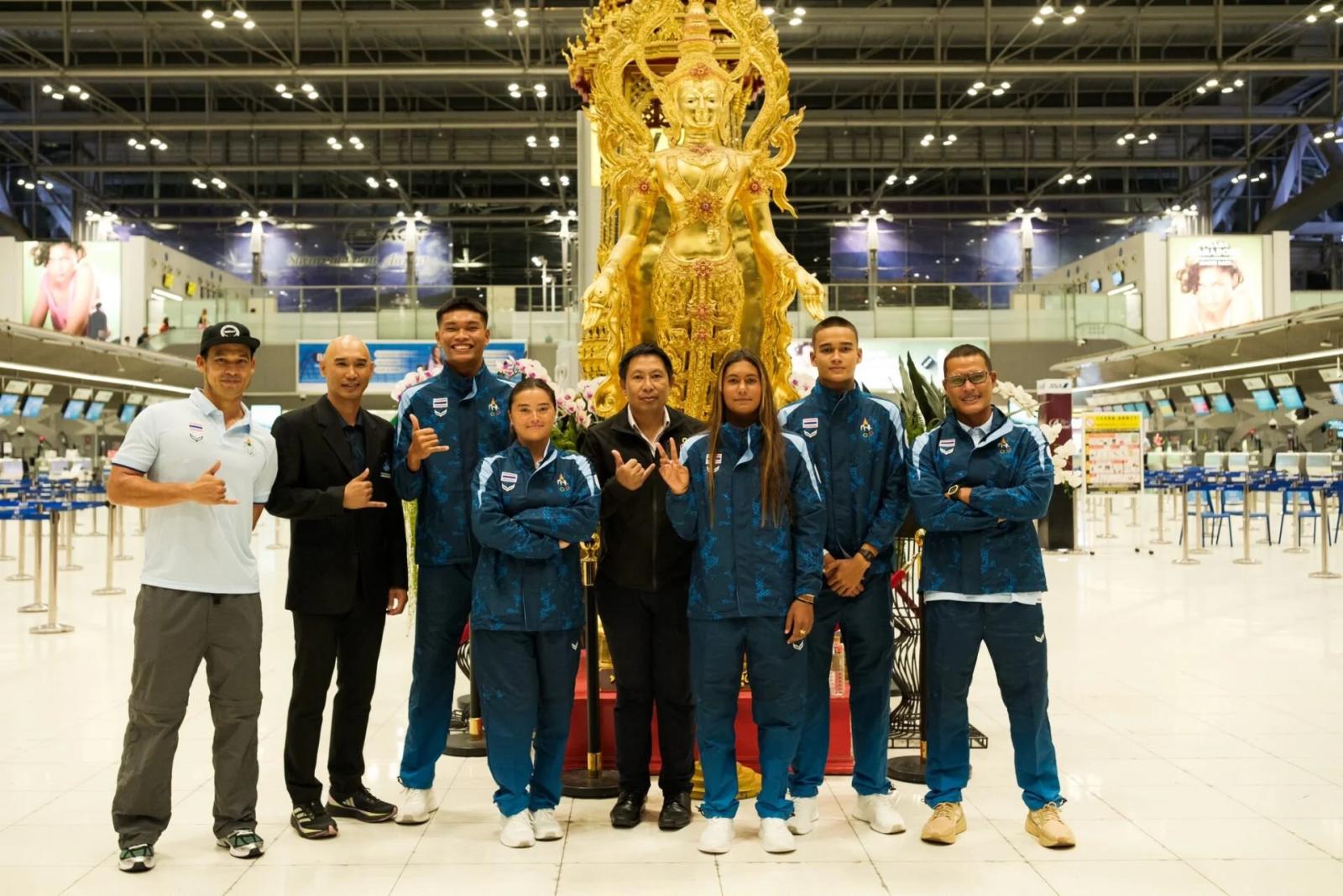 ทัพนักโต้คลื่นทีมชาติไทยออกเดินทางสู่การแข่งขันเอเชียนเกมส์ 2026 ที่ญี่ปุ่น