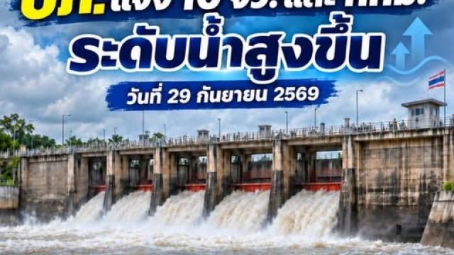 Authorities Issue Flood Alert for Chao Phraya River Basin