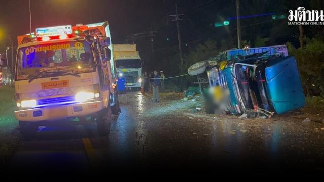 Fatal Truck Accident Following Heavy Rain in Thailand