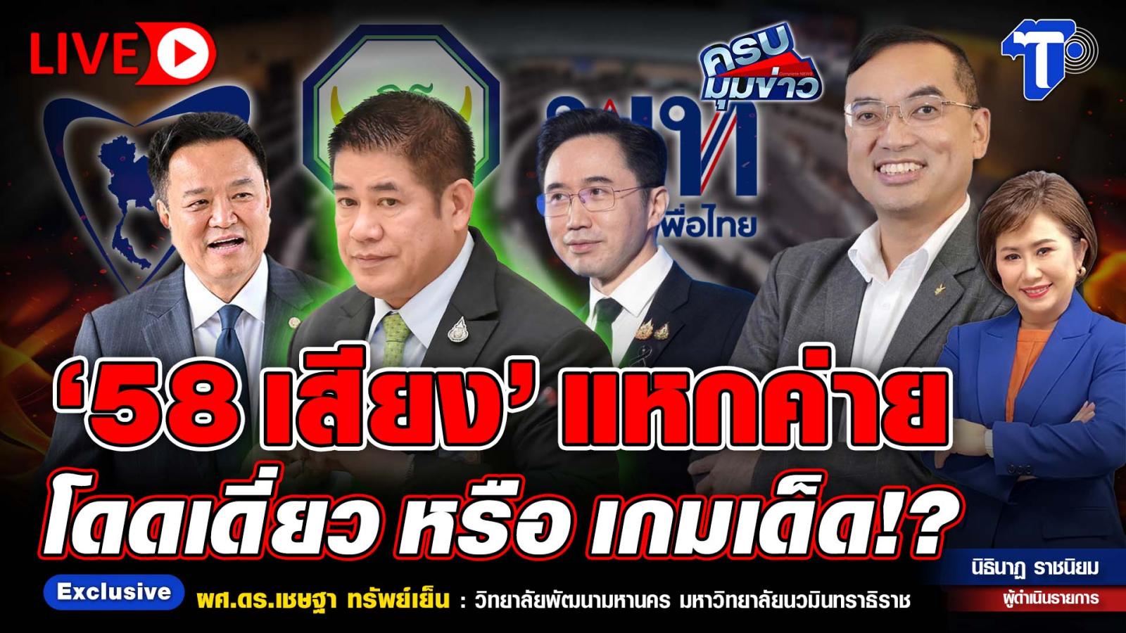 Political Uncertainty Follows Defection of 58 Lawmakers