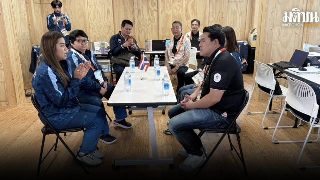Surasak besucht thailändische Delegation bei den Asienspielen, um operative Bedenken anzusprechen