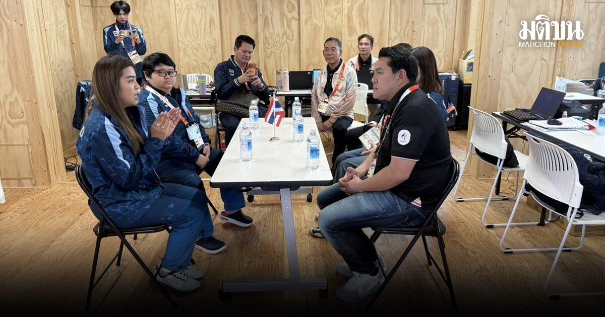 Surasak besucht thailändische Delegation bei den Asienspielen, um operative Bedenken anzusprechen
