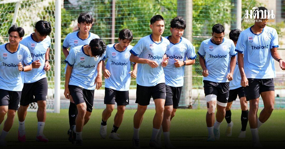 Thailands Asienspiele-Kader bereitet sich auf das Gruppenspiel gegen Japan vor
