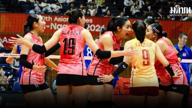 Thailand Women's Volleyball Team Secures Bronze at Asian Games