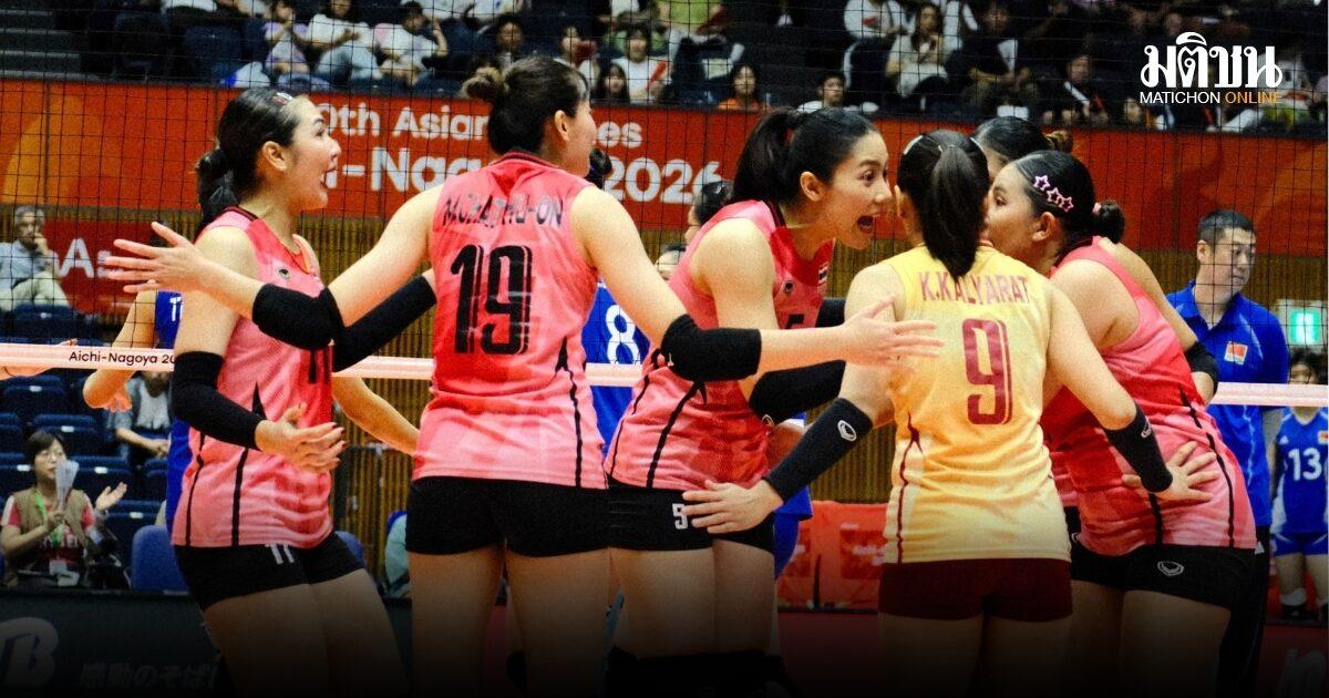 Thailand Women's Volleyball Team Secures Bronze at Asian Games