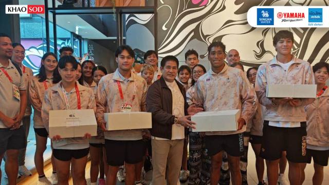 Thailand Aquatic Sports Association Leaders Support Athletes at 2026 Asian Games