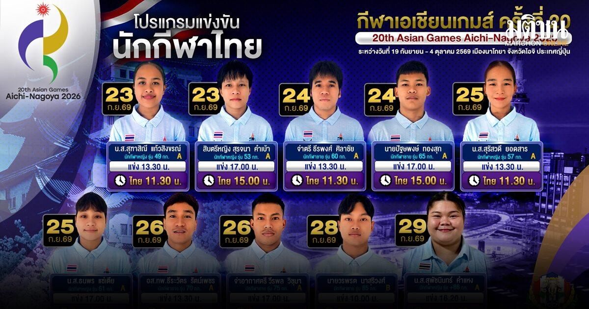 Thai Weightlifters Suthasinee and Suradchana Set for 2026 Asian Games Debut