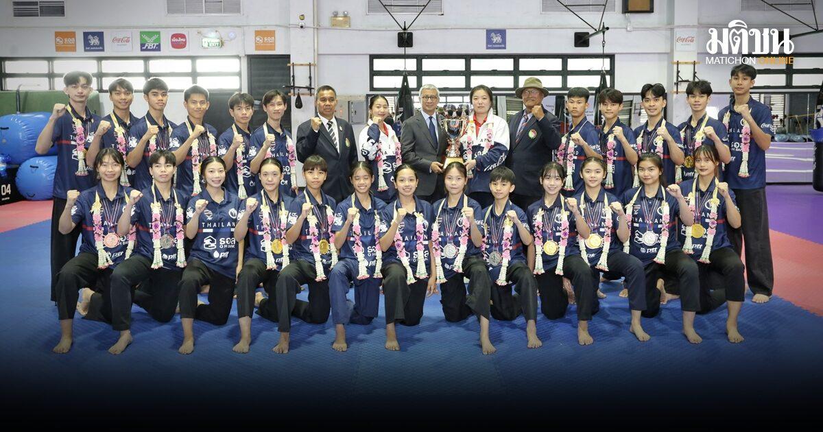 Thai Poomsae Taekwondo Team Celebrated After World Championship Success