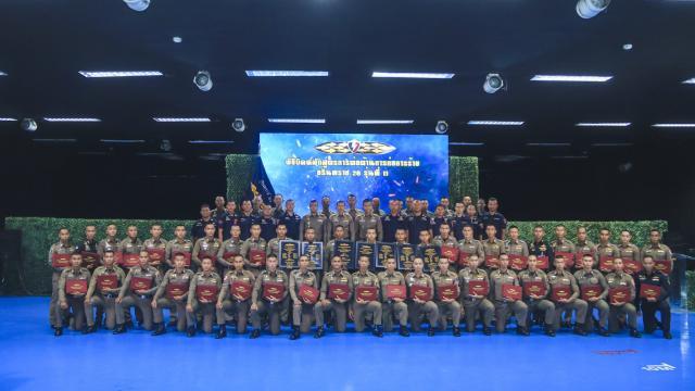 Bangkok Police Graduate 56 New Arintarat 26 Counter-Terrorism Specialists