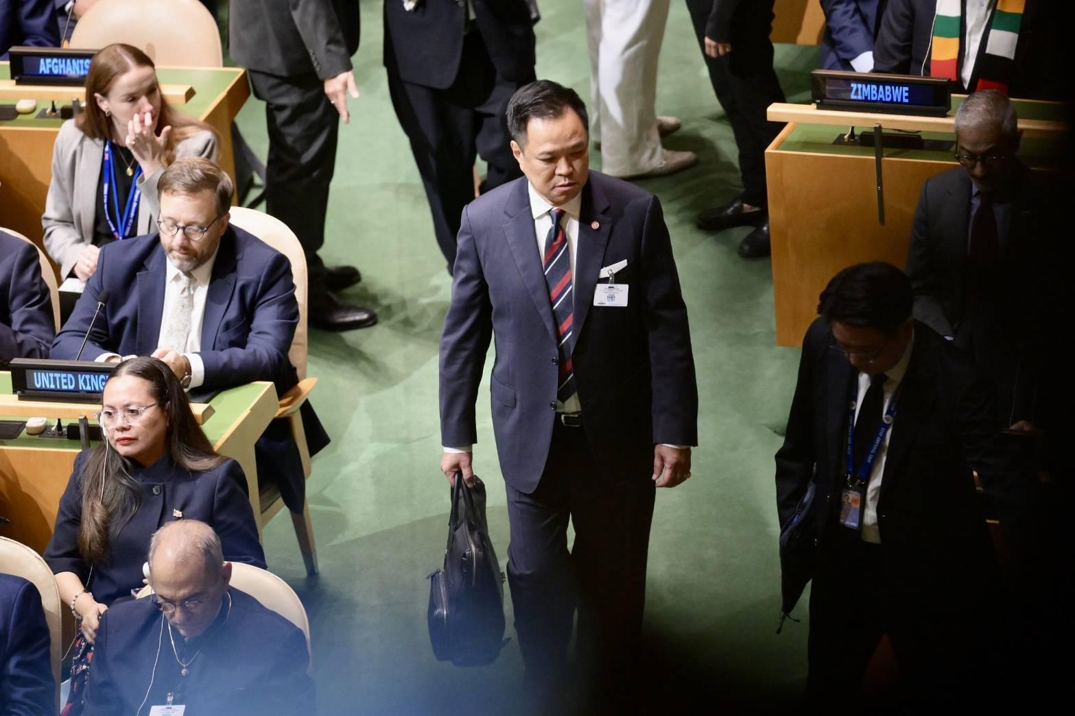Premierminister Anutin Charnvirakul nimmt an der UNGA81 in New York teil