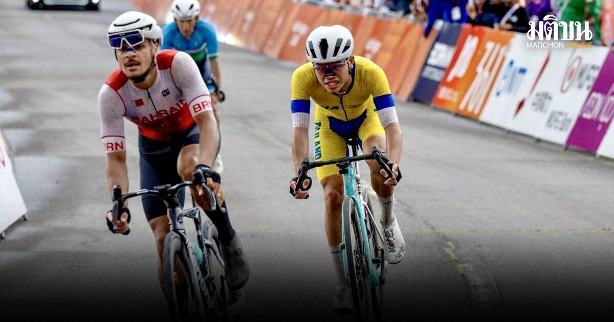 Thanakhon Finishes 17th in Asian Games Road Race Amid Rainy Conditions