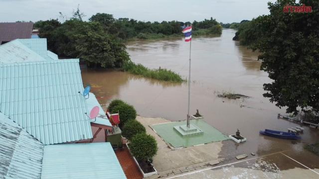 Wat Taku School Prepares for Rising Floodwaters in Ayutthaya